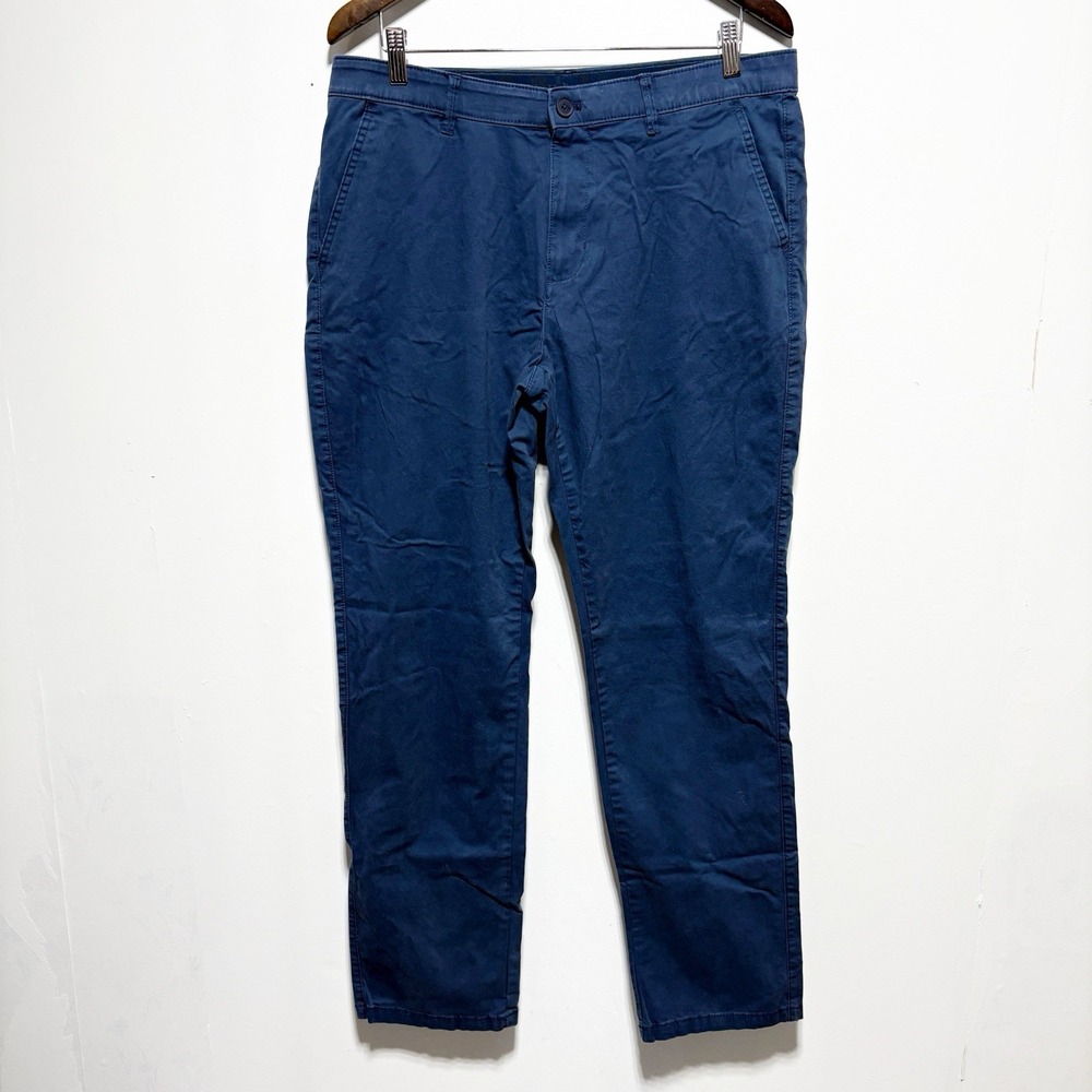 English Laundry Pants Mens 34 X 34 Blue Straight 5 Pocket Tech Stretch